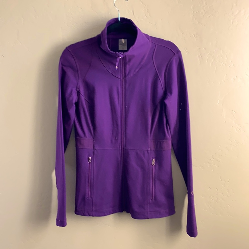CALIA Core Fitness Jacket Blackberry Cordial Size M